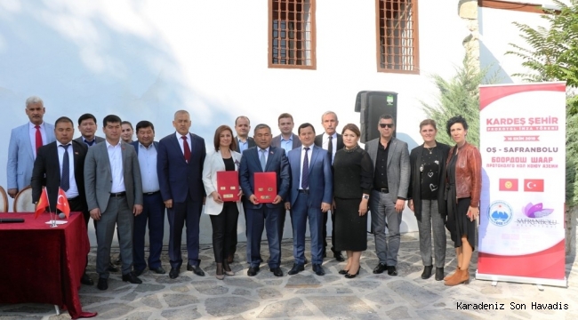 Kırgızistan Oş Şehri İle Kardeş Şehir Protokolü İmzalandı