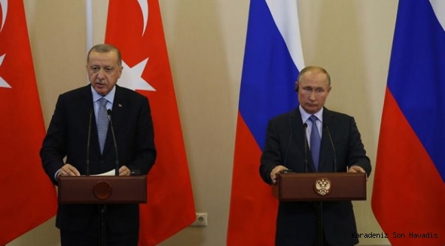 Cumhurbaşkanı Erdoğan, Rusya Devlet Başkanı Putin ile telefonda görüştü