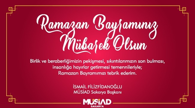 RAMAZAN BAYRAMINIZ MÜBAREK OLSUN 