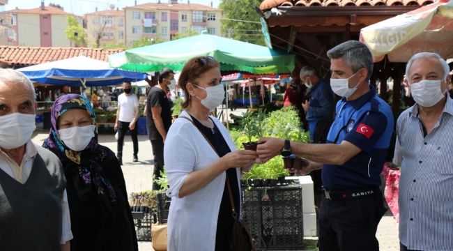 Zabıtadan Pazar Esnafına Jest