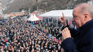 Cumhurbaşkanı Erdoğan, Giresun'un Dereli ilçesinde düzenlenen Açılış Töreni