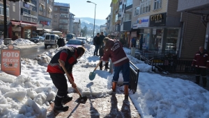 Kdz. Ereğli’de Karla Mücadele Her Yönüyle Sürüyor