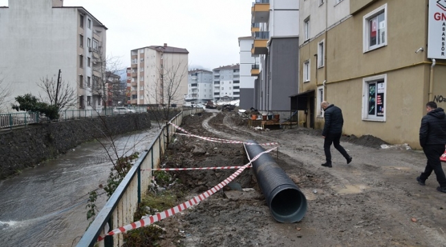 Fakülte Bölgesinde Yağmur Suyu Taşkınları Önlenecek