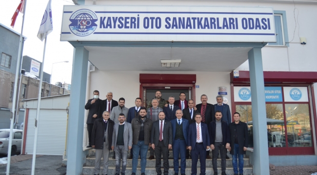 Milletvekili Karayel Esnaf Odaları Başkanlarını ziyaret etti