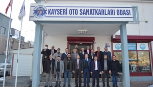 Milletvekili Karayel Esnaf Odaları Başkanlarını ziyaret etti