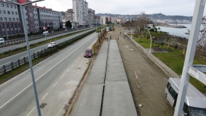 Rize sahil bisiklet yolu projesinde 2. Etap çalışmaları başladı