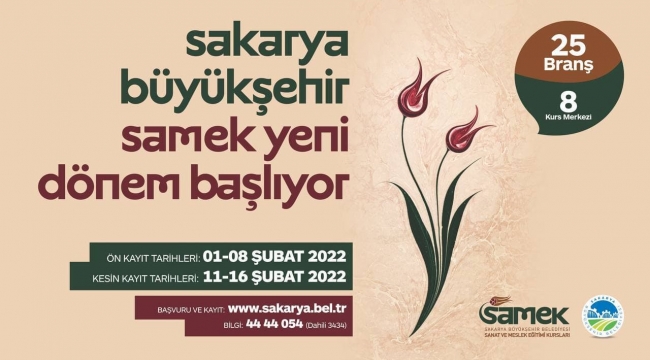 SAMEK'lerde yeni dönem kayıtları başladı