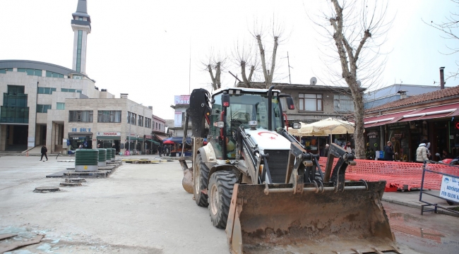 Unkapanı Meydanı en hızlı şekilde tamamlanıyor