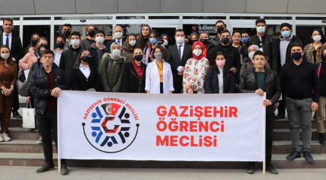 GAZİŞEHİR ÖĞRENCİ MECLİSİ’NDEN SANKO ÜNİVERSİTESİ’NE ZİYARET