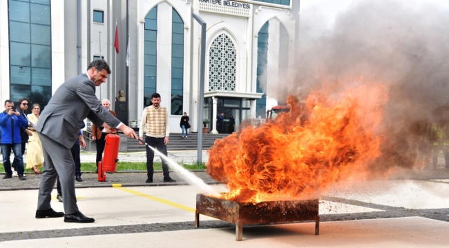 KARTEPE’DE GERÇEĞİ ARATMAYAN TATBİKAT