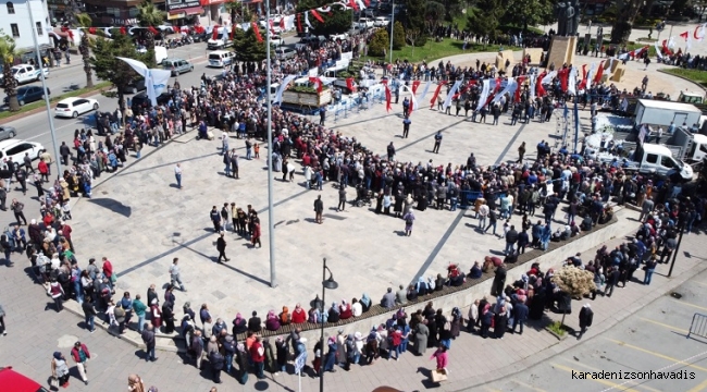 100 Bin Ata Tohumu Fidesi, Kdz. Ereğli Halkıyla Buluştu