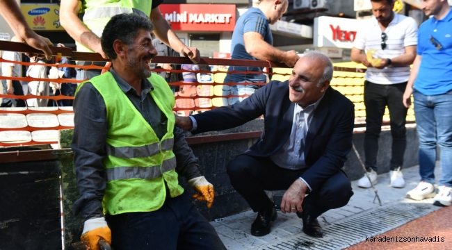 KAHRAMANMARAŞ CADDESİ’NDE SON RÖTUŞLAR YAPILIYOR