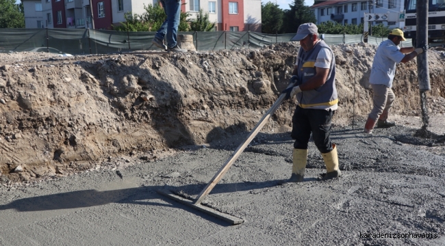 MODERN PAZARYERİNİN TEMEL BETONU ATILDI