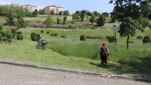 PARK BAHÇELER DE YOĞUN ÇALIŞMA