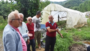 Başkan Posbıyık Sel Bölgesini Gezdi, Vatandaşları Dinledi