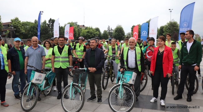 BİSİKLET FESTİVALİ RENKLİ GÖRÜNTÜLERE SAHNE OLDU