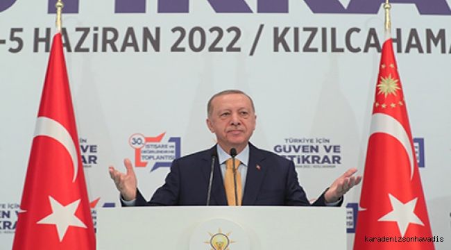 Cumhurbaşkanı Erdoğan, AK Parti 30. İstişare ve Değerlendirme Toplantısı'nda konuştu