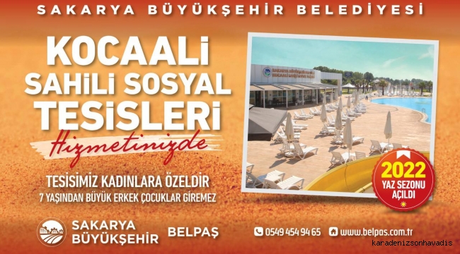 Kocaali Sosyal Tesislerinde sezon açılıyor