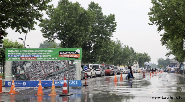 Kudüs Caddesi’nde çalışmalar haftasonu da devam ediyor