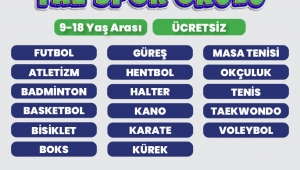 RİZE BELEDİYESİ’NDEN ÜCRETSİZ YAZ SPOR OKULLARI