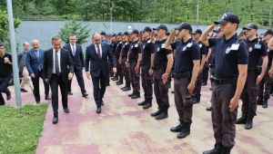 Rize Valisi Çeber’den Polis Okuluna Ziyaret