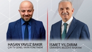 Ümraniye Belediye Başkanı Sayın İsmet Yıldırım bugün 16.00 da canlı yayın konuğu olacaktır. Programın tekrarını bu gece 22.00 da izleyebilirsiniz...