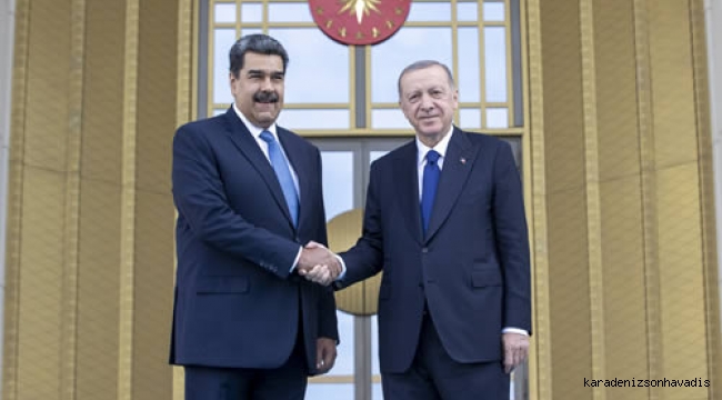 Venezuela Cumhurbaşkanı Maduro Cumhurbaşkanlığı Külliyesinde