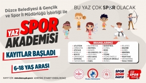 YAZ SPOR AKADEMİSİ KAYITLARI BAŞLADI