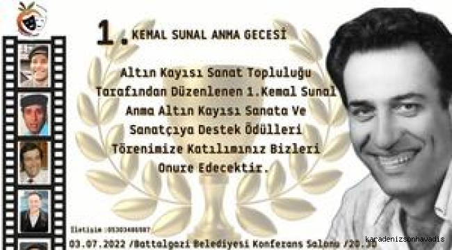 Malatya'nın değeri ünlü oyuncu merhum Kemal Sunal, memleketi Malatya'da anılacak.