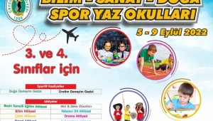 Bilim, Sanat, Doğa Yaz Okulu başlıyor