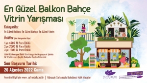 En Güzel Balkon, Bahçe ve Vitrin Yarışması Başvuruları Başladı