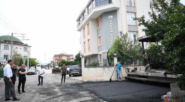 KARTEPE EMEKEVLER’E 355 TON ASFALT SERİLDİ