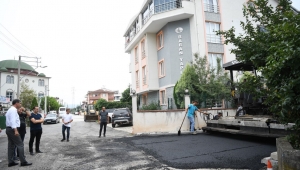 KARTEPE EMEKEVLER’E 355 TON ASFALT SERİLDİ