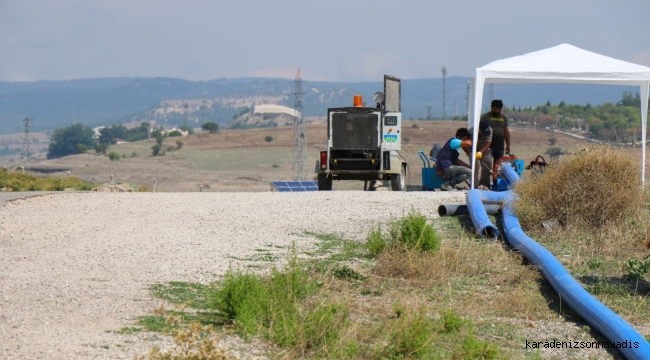 3000 Metrelik Su Hattının 1000 Metresi Tamamlandı