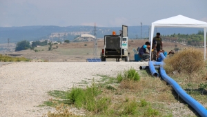 3000 Metrelik Su Hattının 1000 Metresi Tamamlandı