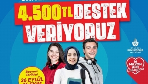 75 BİN ÖĞRENCİYE 4 BİN 500 TL DESTEK