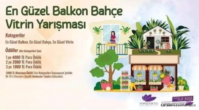 En Güzel Bahçe, Balkon ve Vitrin Yarışması Sonuçlandı