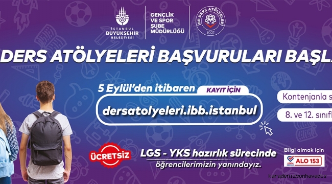 İBB ÖĞRENCİLER İÇİN DERS ATÖLYELERİ AÇTI