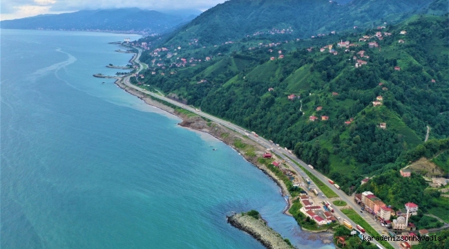 Rize Bozkale Söğütlü arası ışıklandırılıyor