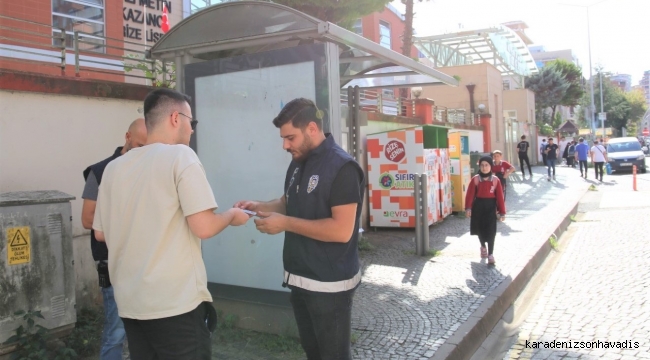 Rize Emniyeti'nden okul çevreleri denetim uygulaması