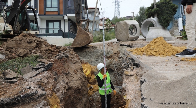 Büyükşehir 32 Evler’de yağmursuyu altyapısını güçlendiriyor