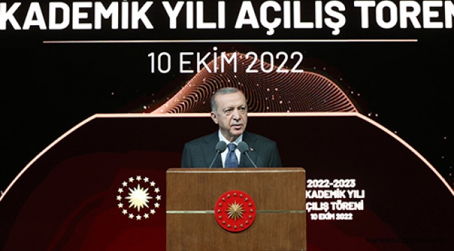 Cumhurbaşkanı Erdoğan, 2022-2023 Yükseköğretim Akademik Yıl Açılış Töreni’ne katıldı