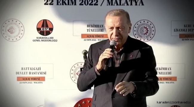 Cumhurbaşkanı Erdoğan, Malatya'da toplu açılış töreninde konuştu