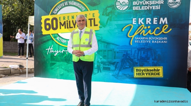 Erenler’e 60 milyon TL’lik dev yatırım: “Geleceği düşünüp bugünden çalışıyoruz” 