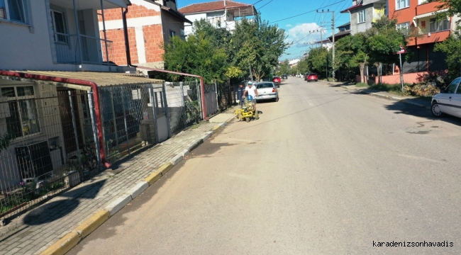 KARTEPE’DE 18 KM BORDÜR BOYANDI 