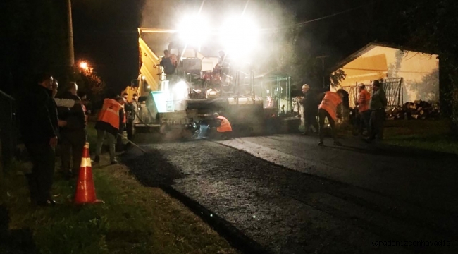 Sakarya Büyükşehir gündüz gece sahada çalışıyor