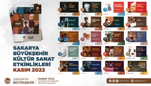 Sakarya Büyükşehir Kasım ayı kültür sanat etkinlikleri başlıyor