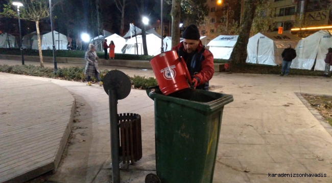 AFETZEDEYİZ DEMEDİLER, İLK GECEDEN SAHAYA ÇIKTILAR