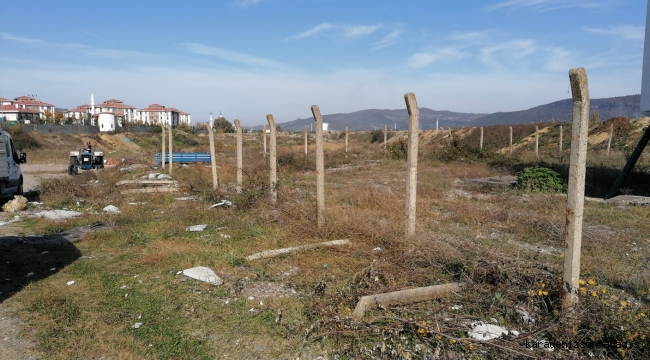 Belediye malının çalınması önlendi 