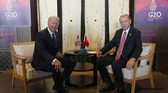 Cumhurbaşkanı Erdoğan, ABD Başkanı Biden ile görüştü